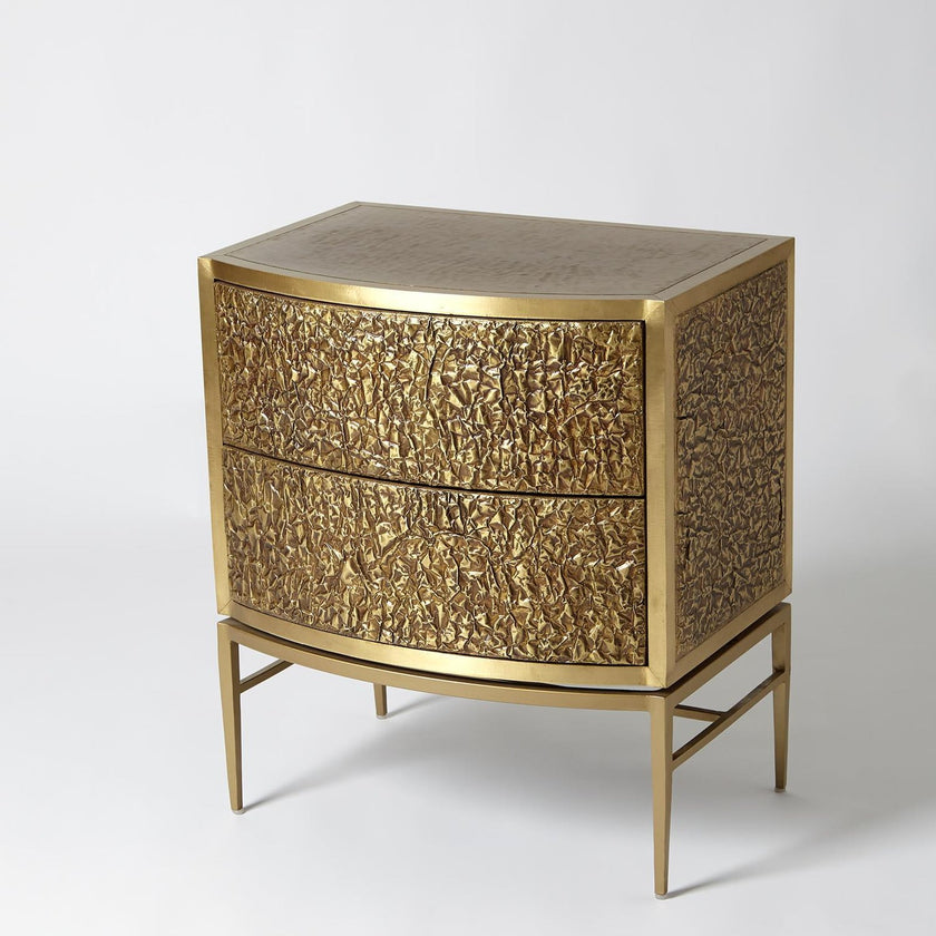 Global Views Crinkle Bedside Chest