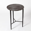 Global Views Circle Etched Accent Table