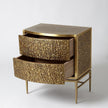 Global Views Crinkle Bedside Chest
