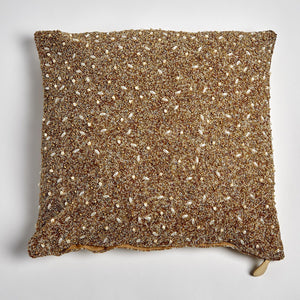 Global Views Golden Beaded Pillow