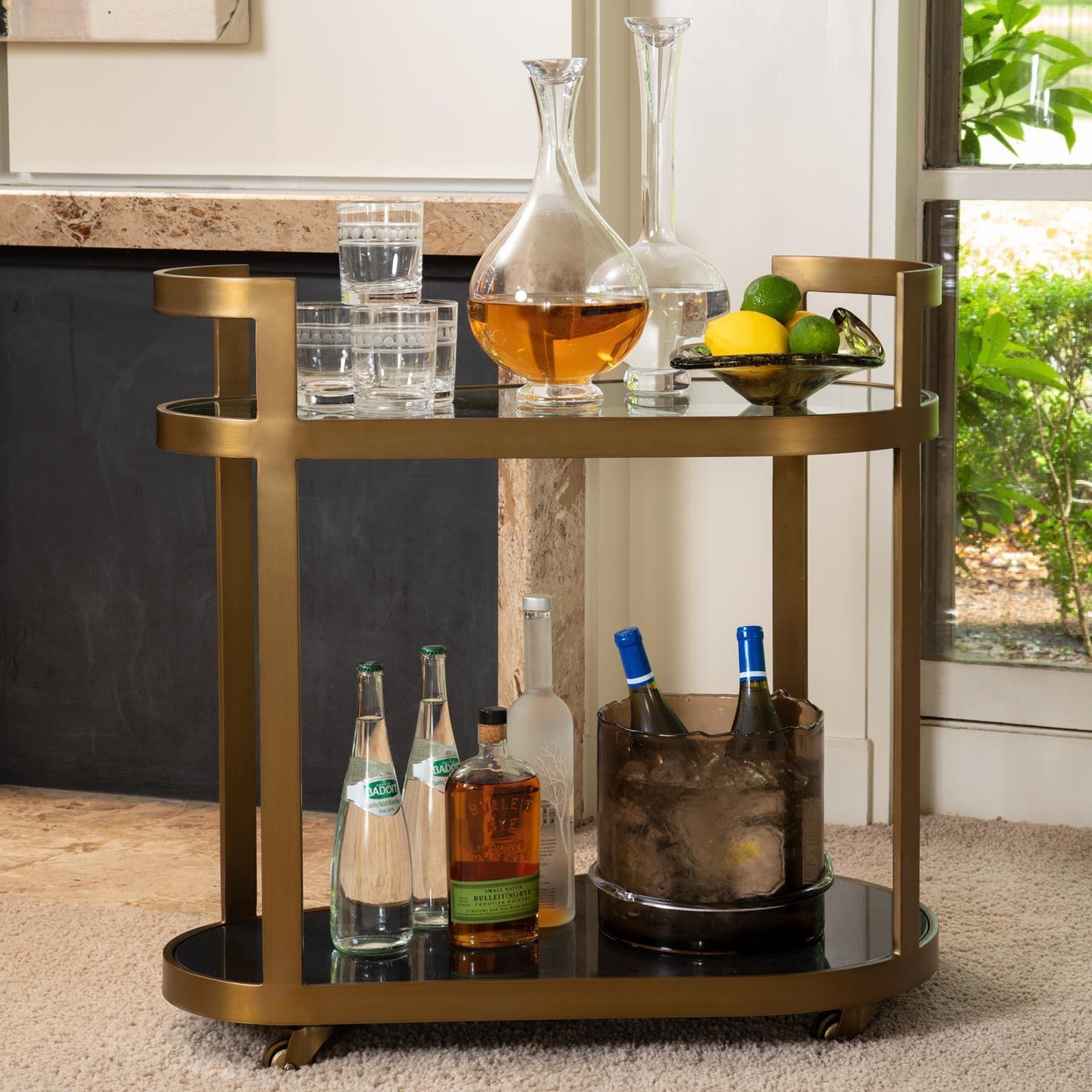 Global Views Regan Bar Cart