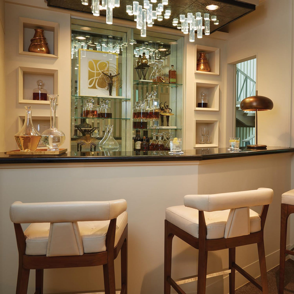 Global Views Moderno Counter Stool