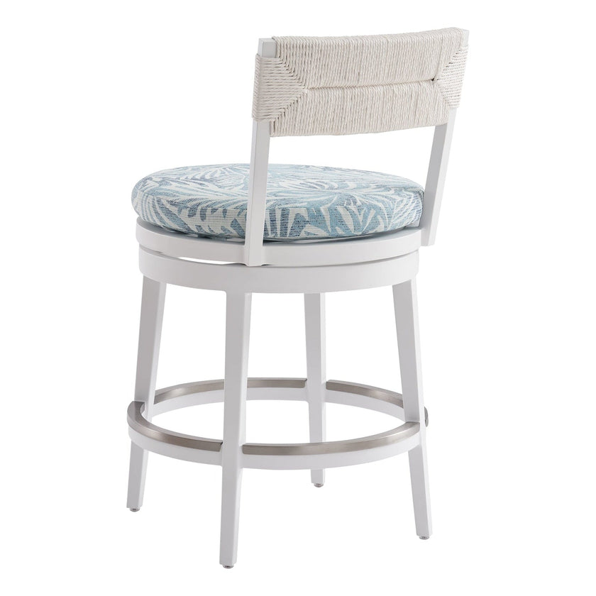 Tommy Bahama Outdoor Ocean Breeze Promenade Swivel Counter Stool