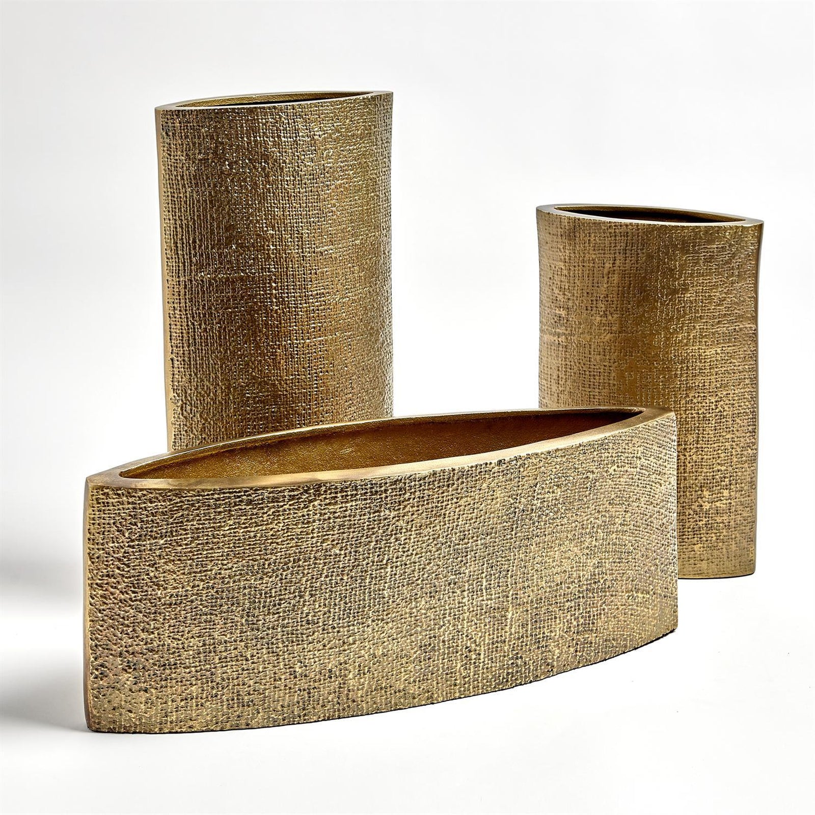Global Views Hemp Etched Vase