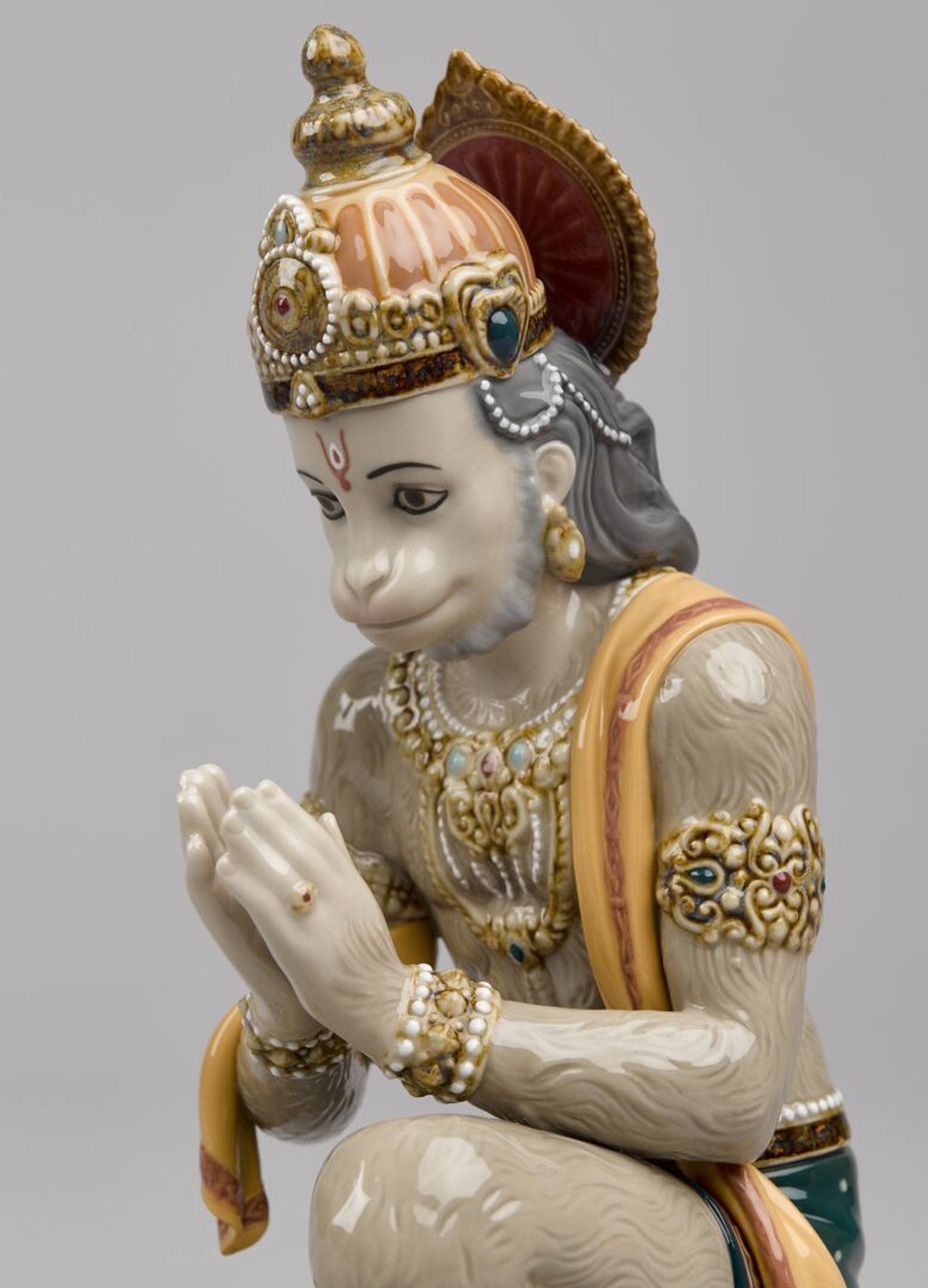 Lladro Lakshman and Hanuman Sculpture Limited Edition