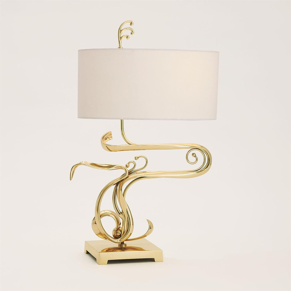 Global Views Brass Fete Table Lamp