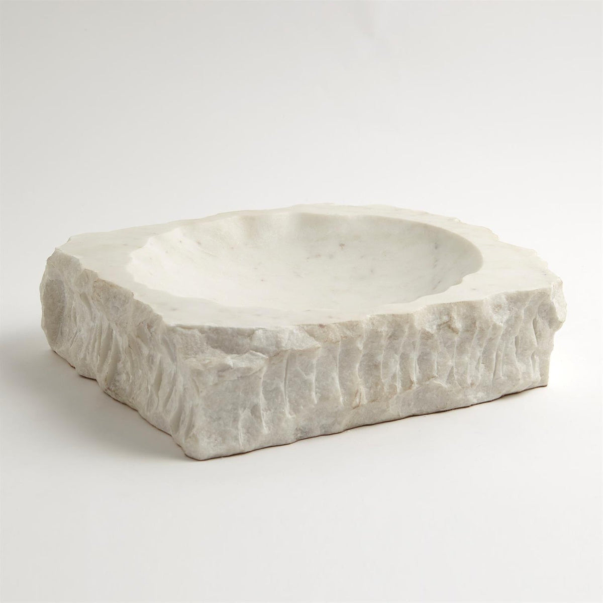 Global Views Chiseled Block Bowl