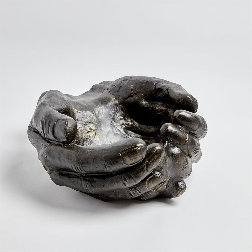 Global Views Hand Bowl Sculpture 18 inch
