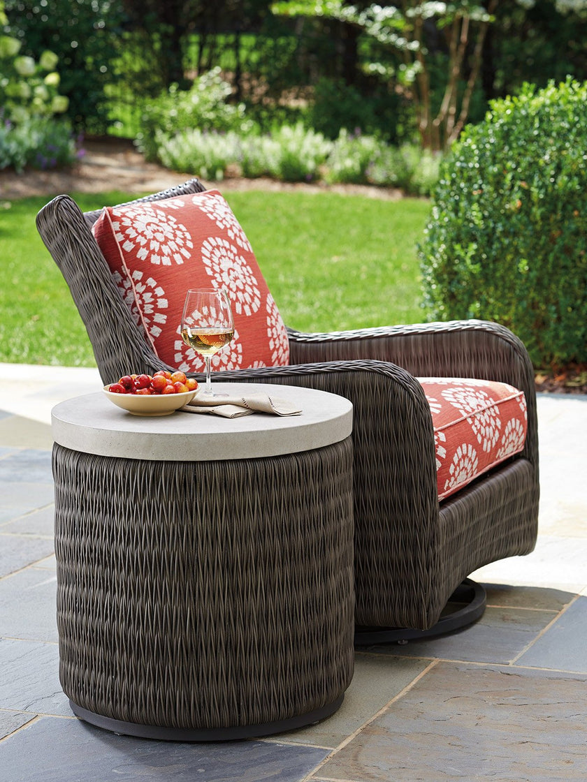 Tommy Bahama Outdoor Cypress Point Ocean Terrace Round End Table