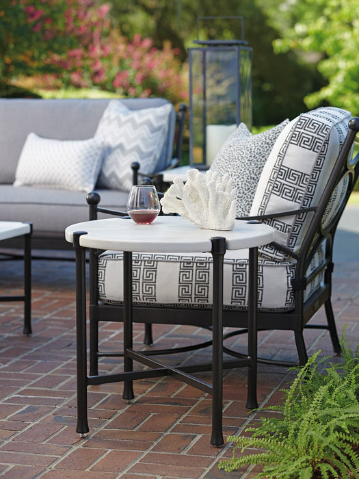 Tommy Bahama Outdoor Pavlova Round End Table