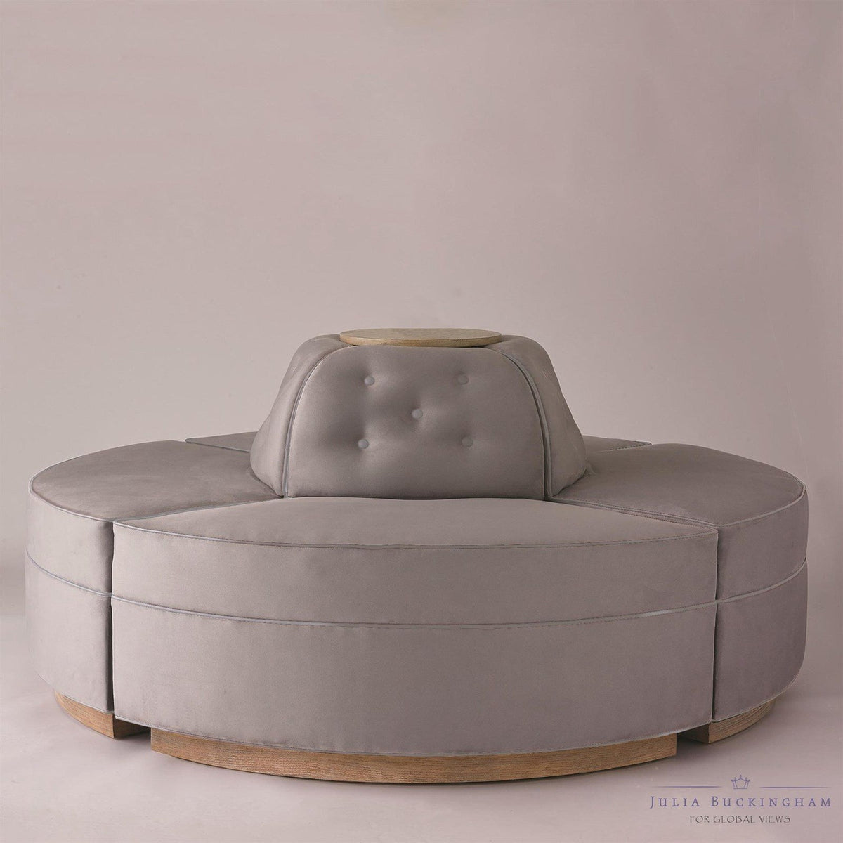 Global Views Grey Conversational Rondel