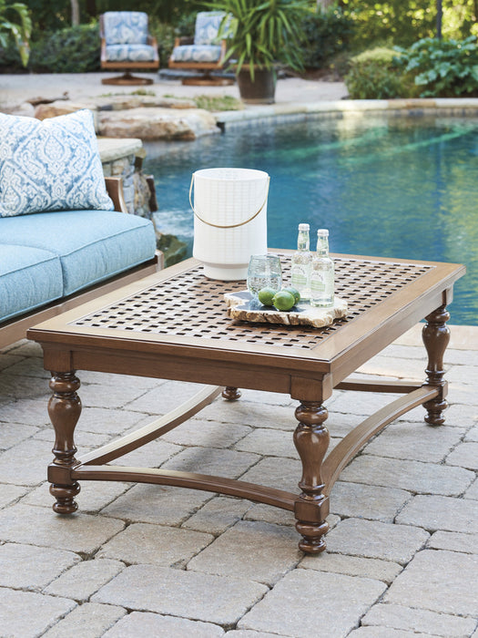 Tommy Bahama Outdoor Harbor Isle Rectangular Cocktail Table