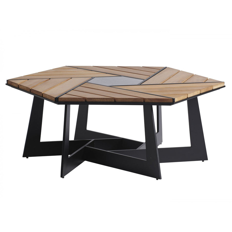 Tommy Bahama Outdoor South Beach Hexagonal Cocktail Table