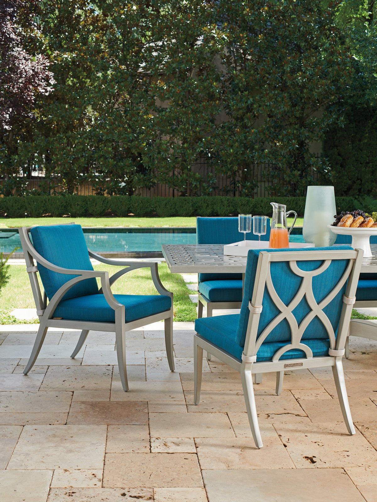 Tommy Bahama Outdoor Silver Sands Arm Dining Chair