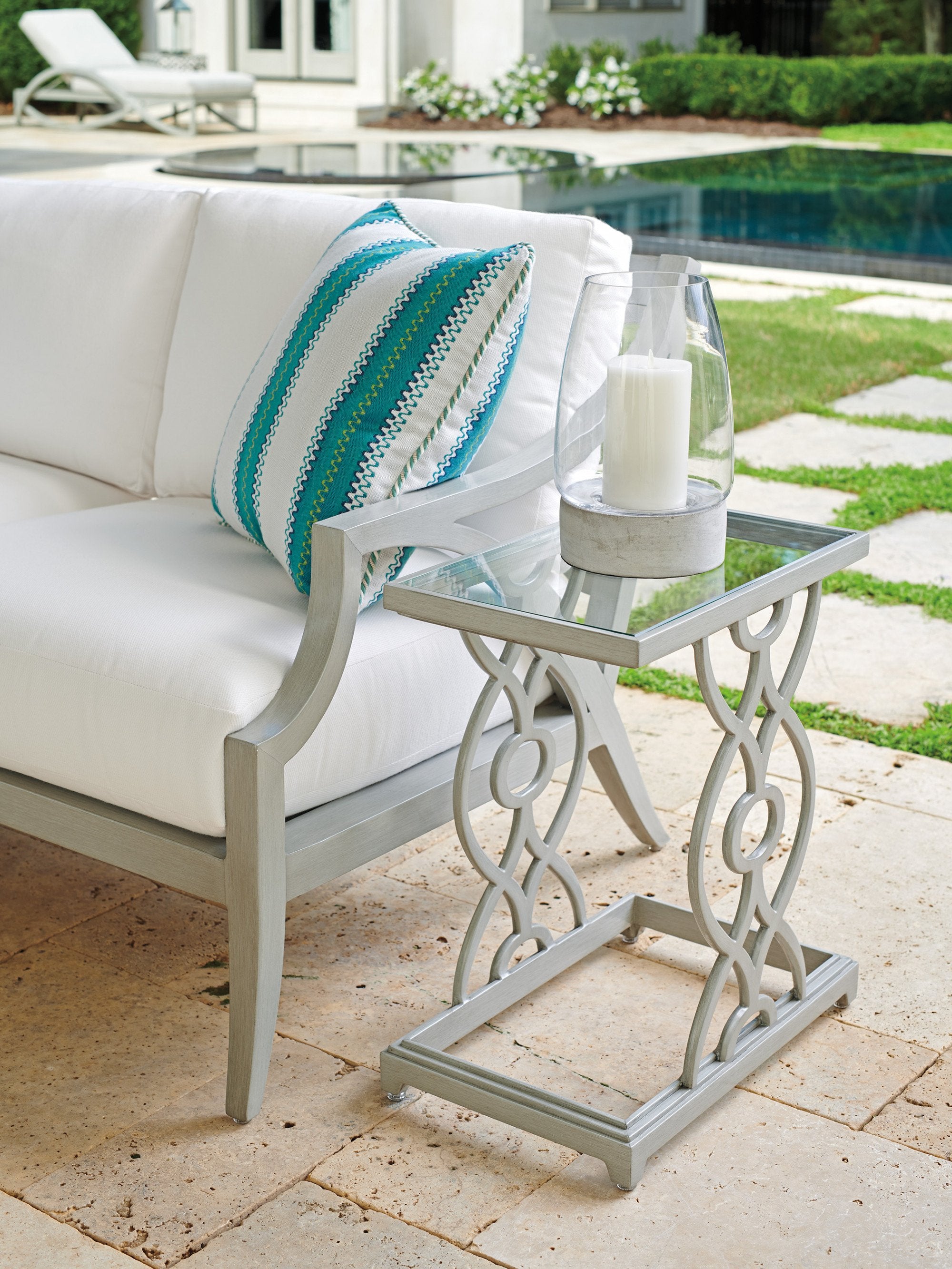 Tommy Bahama Outdoor Silver Sands Accent Table