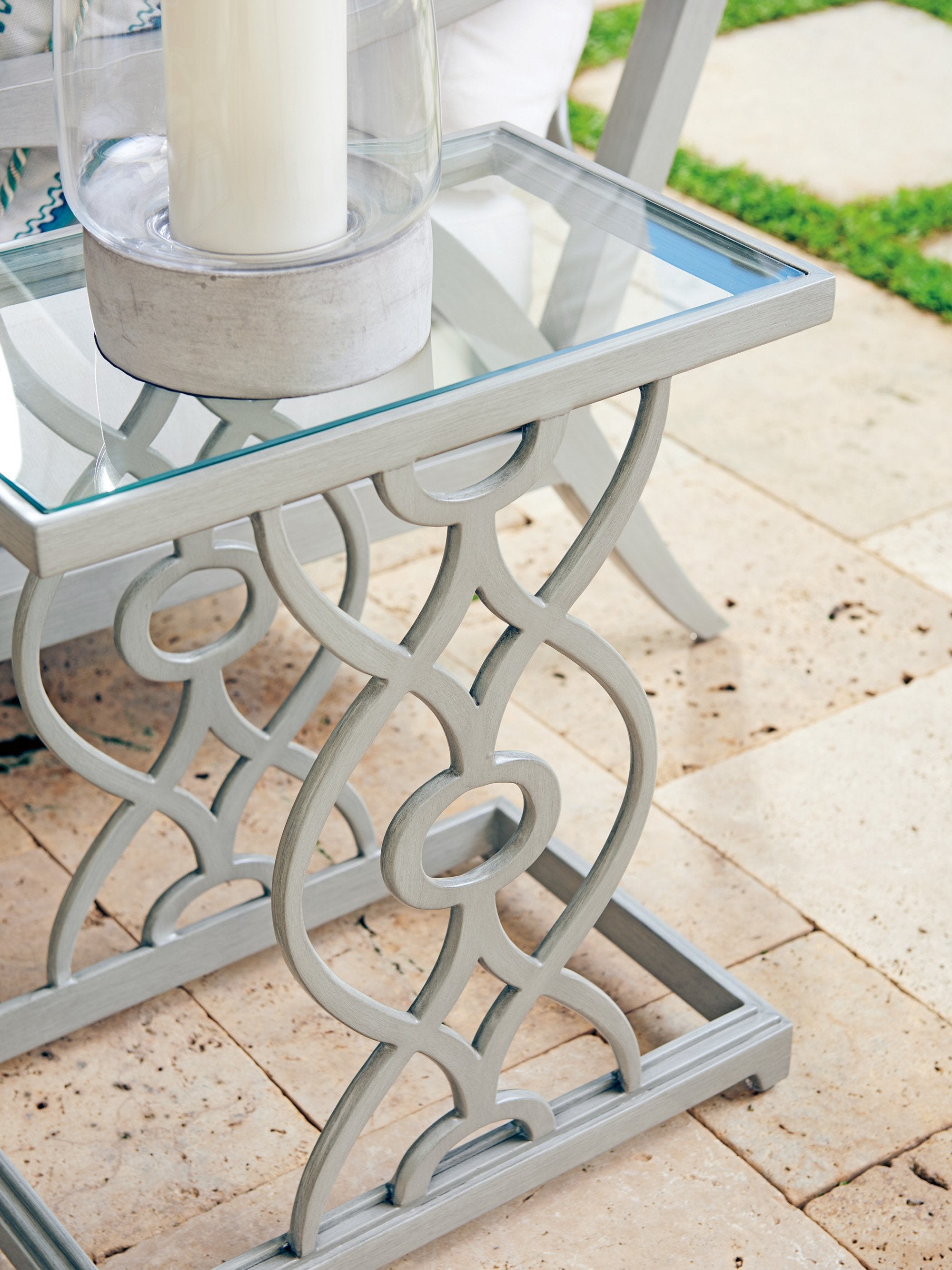 Tommy Bahama Outdoor Silver Sands Accent Table