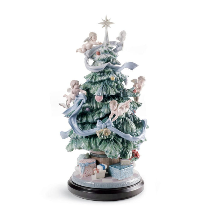 Lladro Great Christmas Tree Figurine Limited Edition