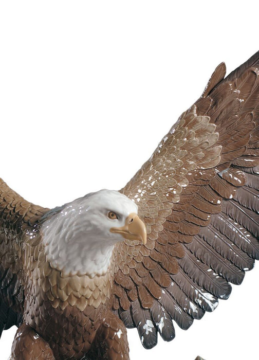 Lladro Freedom Eagle Sculpture