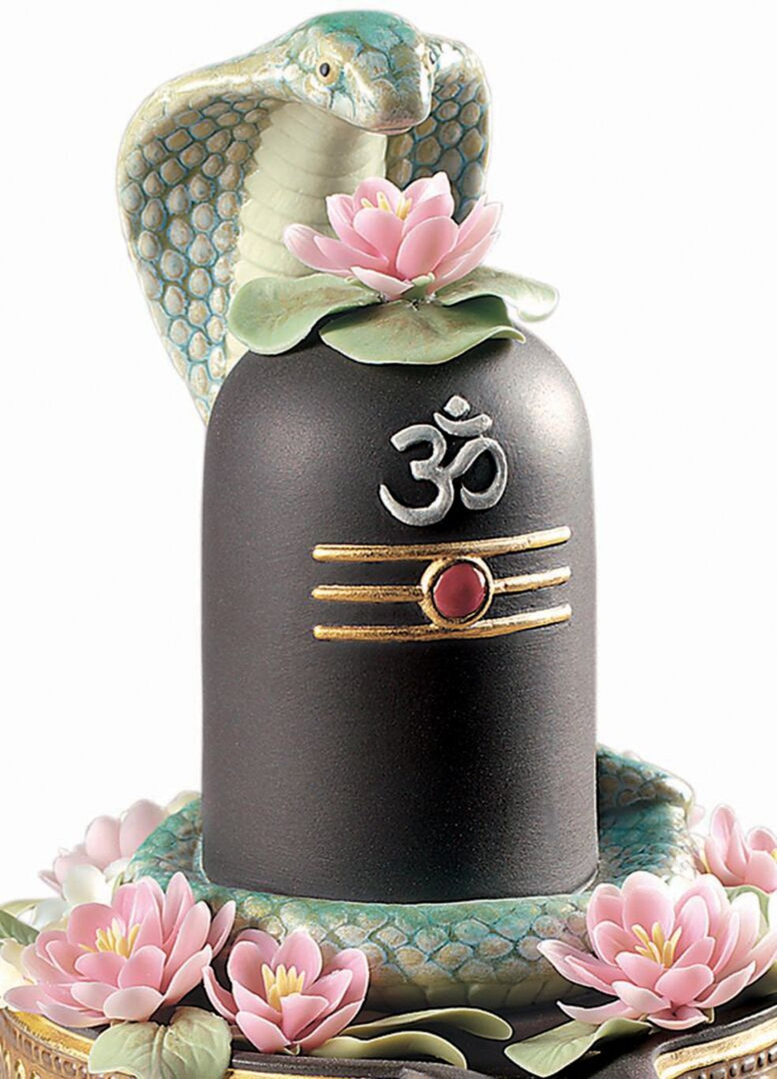 Lladro Lingam Figurine Golden Lustre