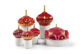 Lladro Purple Spire Candle 1001 Lights Night approaches Scent