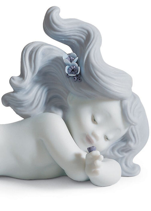 Lladro Day Dreaming at Sea Mermaid Figurine
