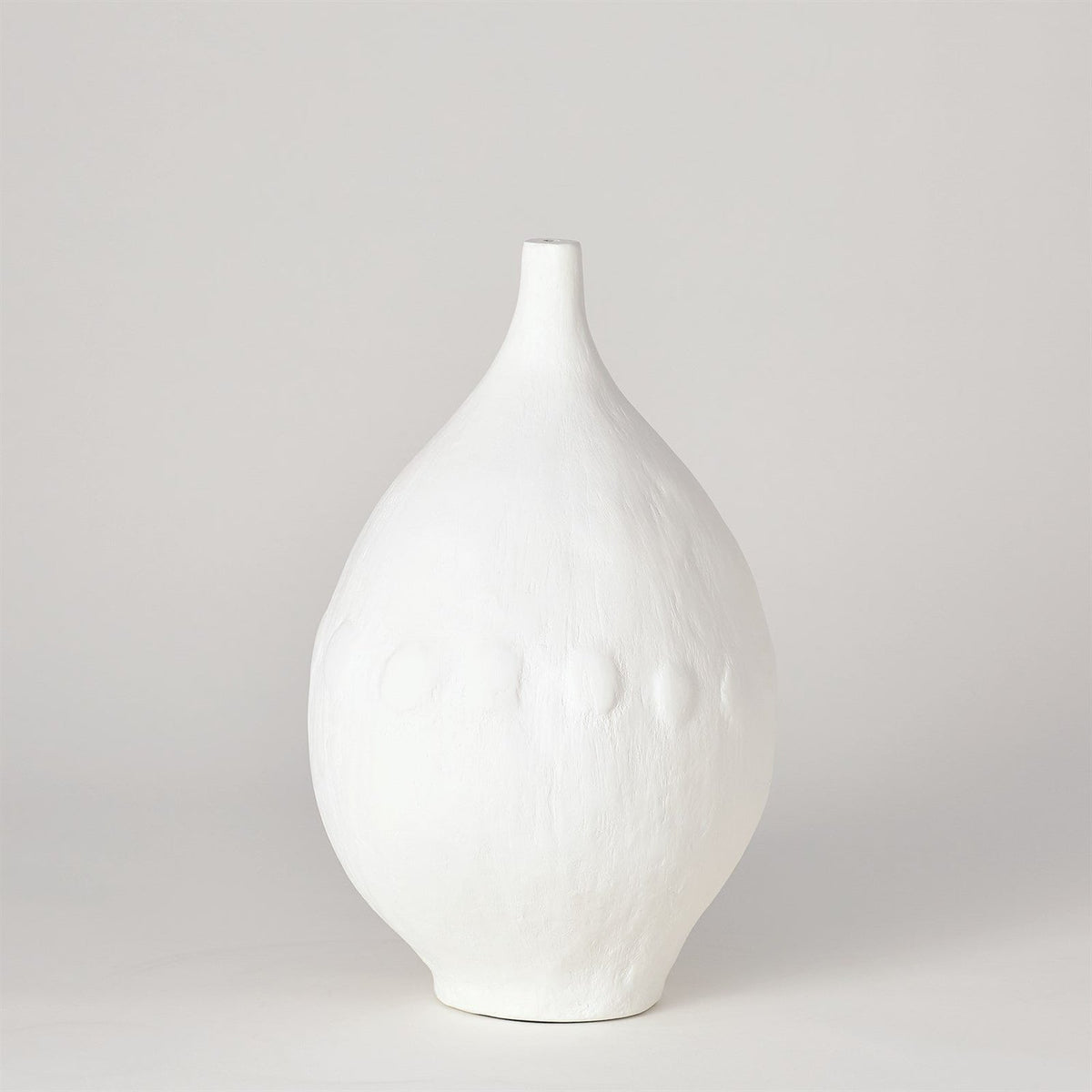 Global Views White Plaster Modernist Vase