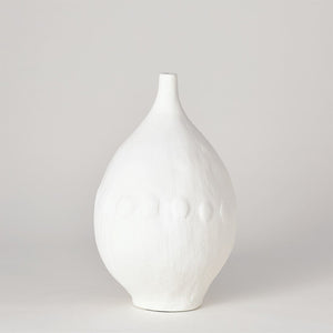 Global Views White Plaster Modernist Vase