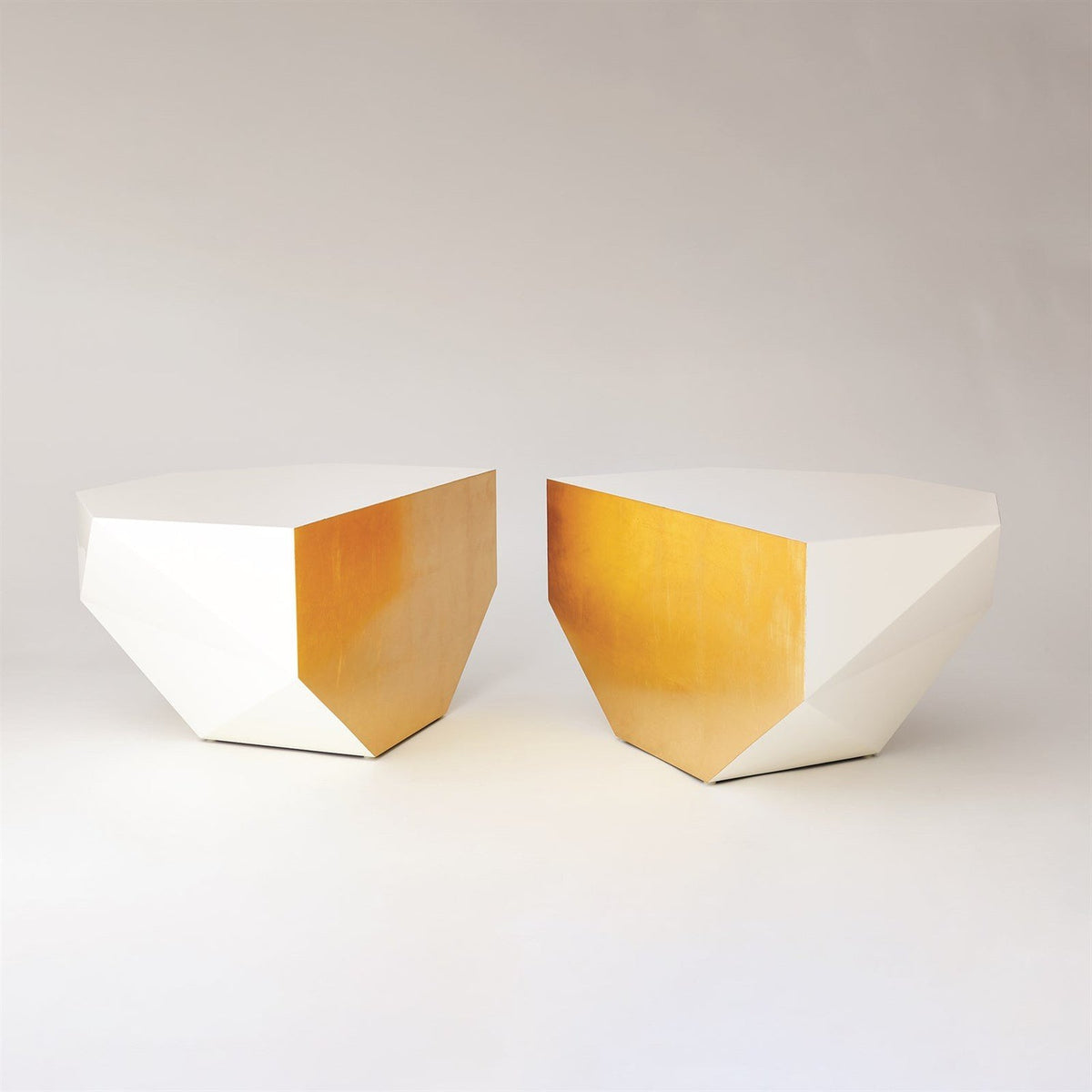 Global Views Ivory Gold Gema Coffee Tables