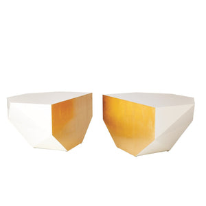 Global Views Ivory Gold Gema Coffee Tables