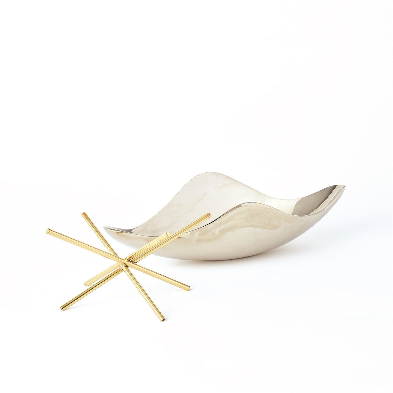 Global Views Thistle Decorative Bowl w/Brass Stand