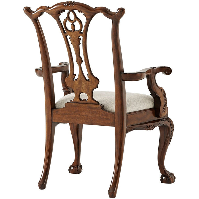 Theodore Alexander Classic Claw and Ball Armchair - Set of 2