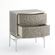 Global Views Crinkle Bedside Chest