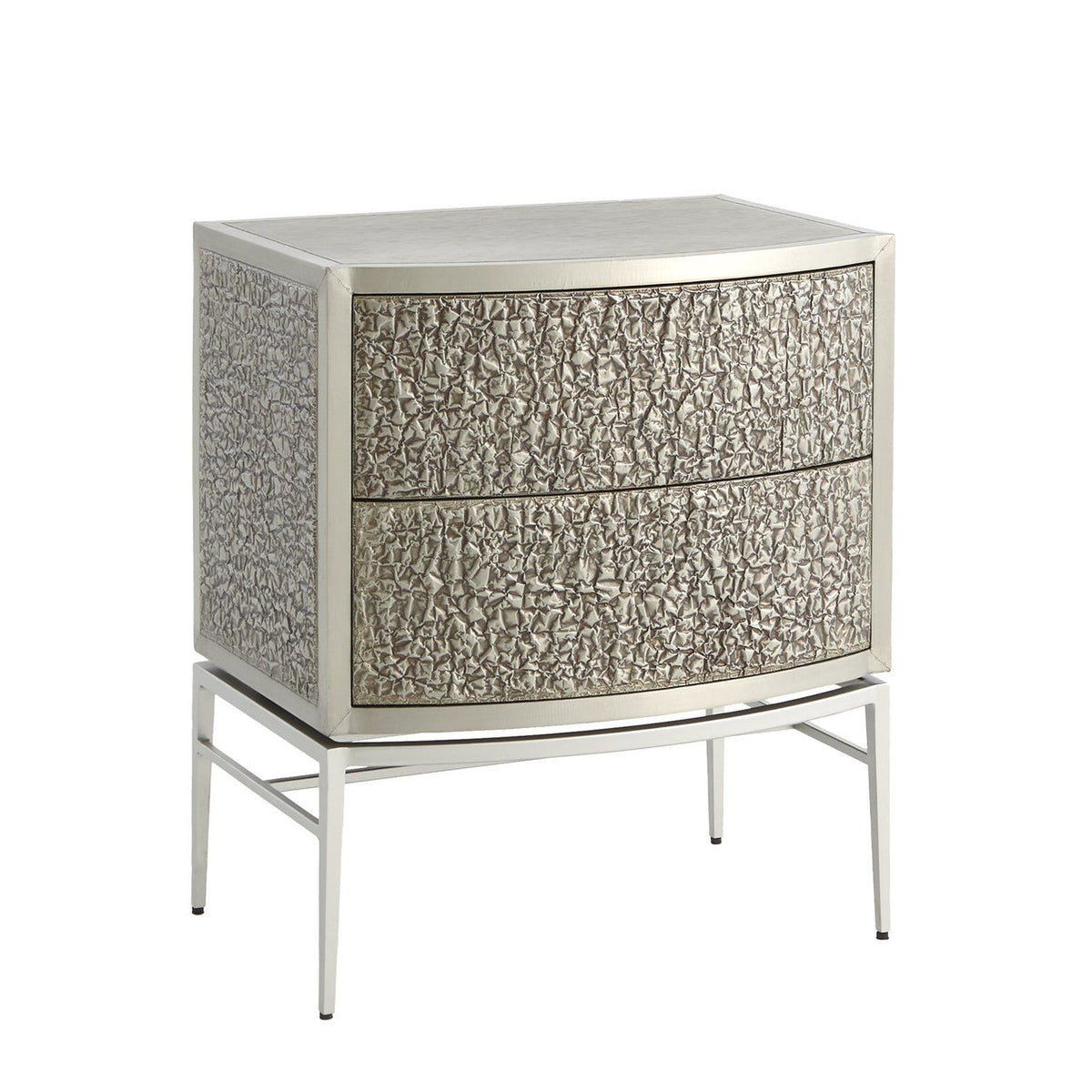 Global Views Crinkle Bedside Chest