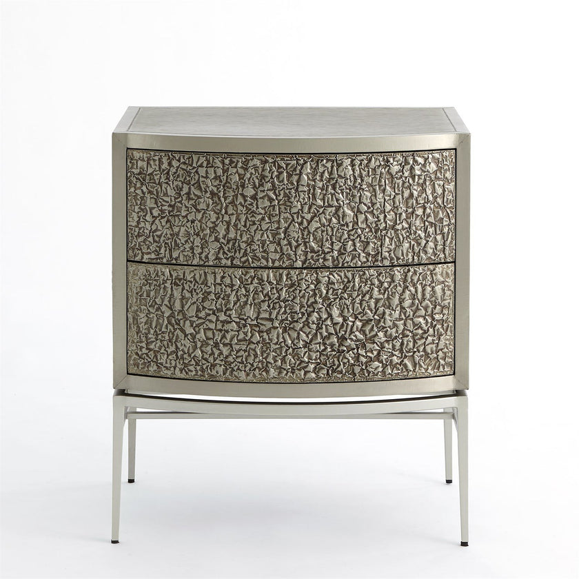 Global Views Crinkle Bedside Chest