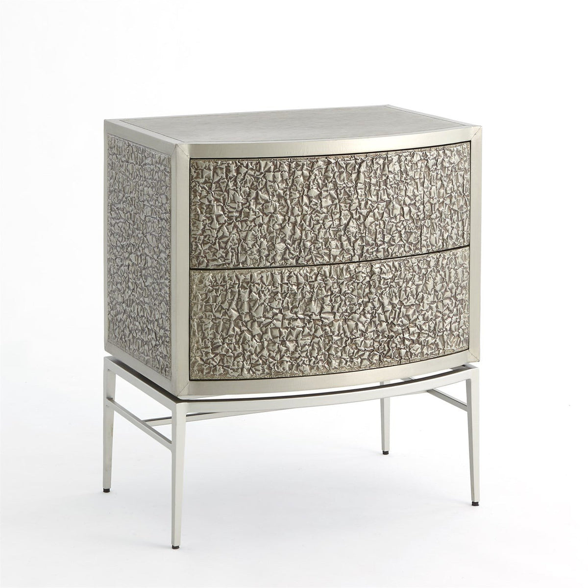 Global Views Crinkle Bedside Chest