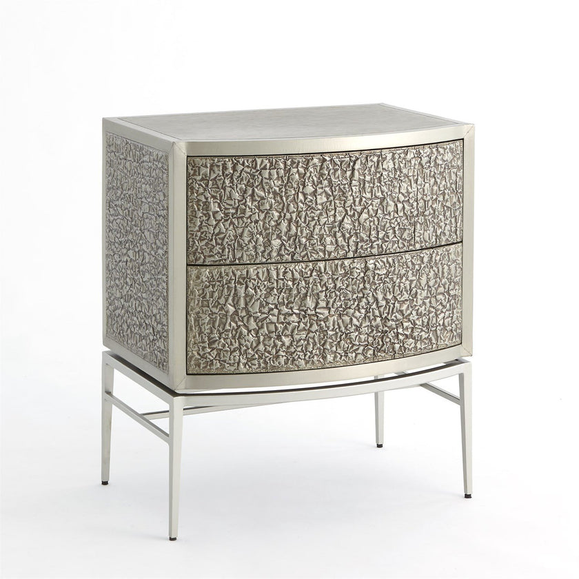 Global Views Crinkle Bedside Chest