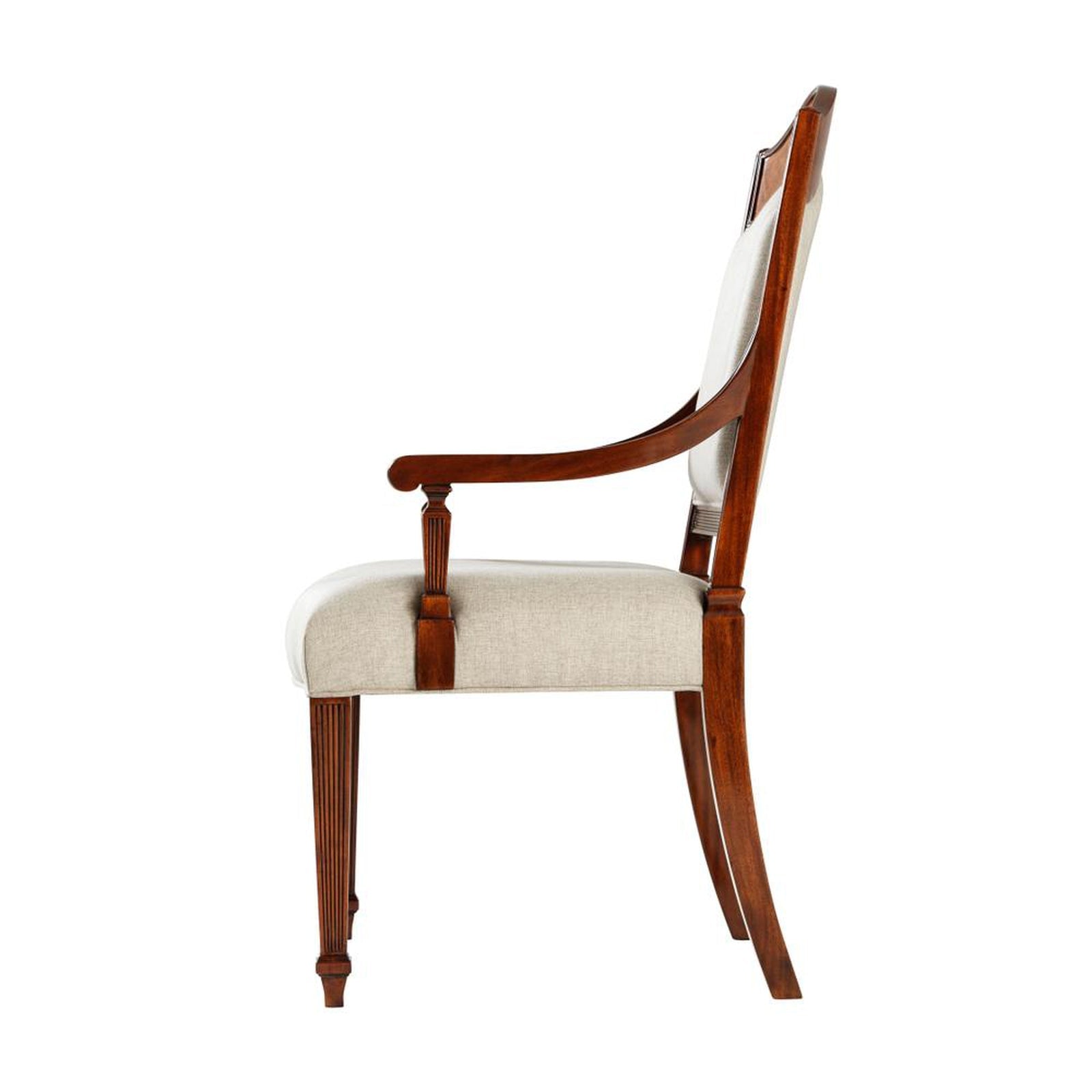 Theodore Alexander Sheraton's Satinwood Armchair - Set of 2 DSC