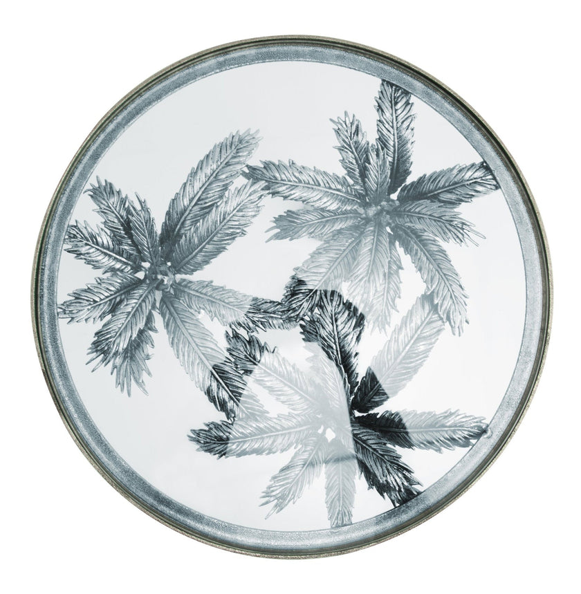 Michael Aram Palm Accent Table Nickel