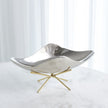 Global Views Thistle Decorative Bowl w/Brass Stand