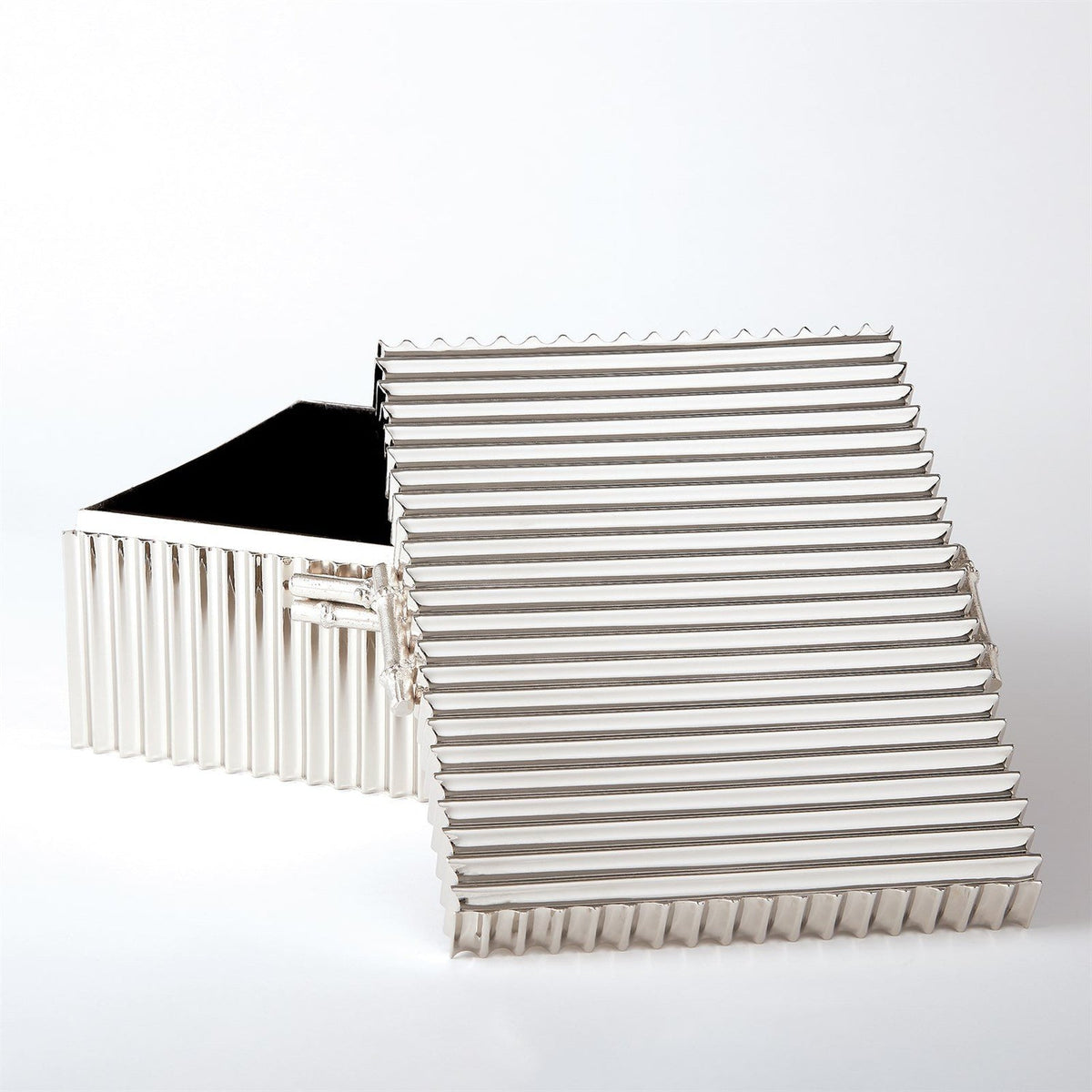 Global Views Corrugated Bamboo Box