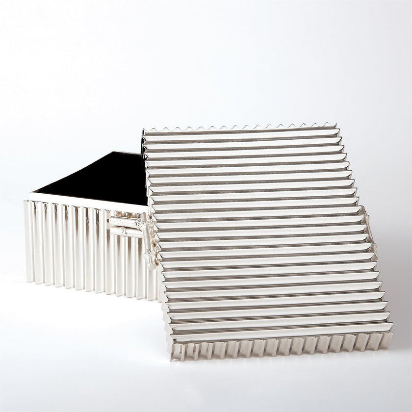 Global Views Corrugated Bamboo Box