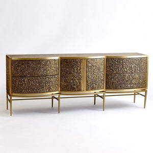 Global Views Crinkle Long Cabinet