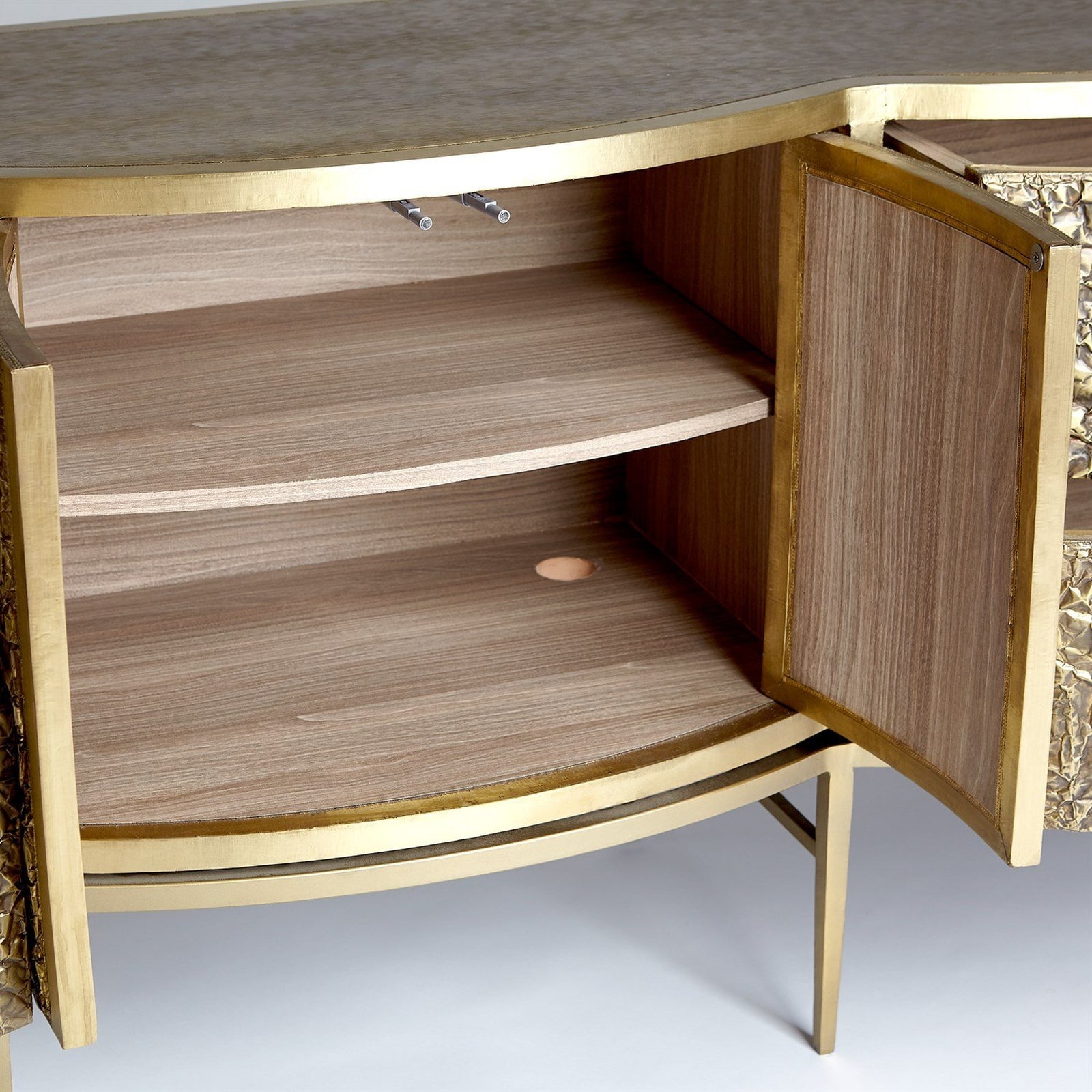 Global Views Crinkle Long Cabinet