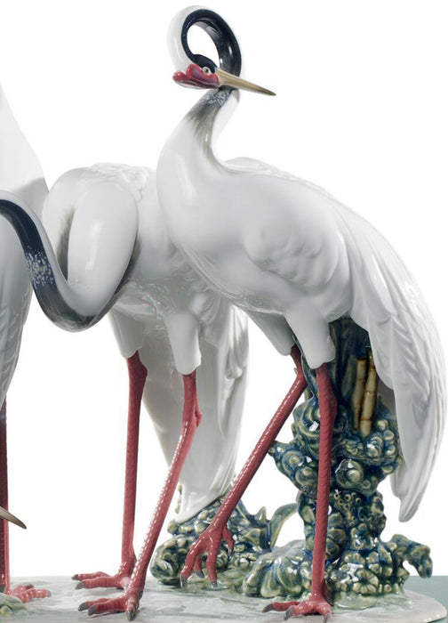 Lladro Flock of Cranes Sculpture Limited Edition