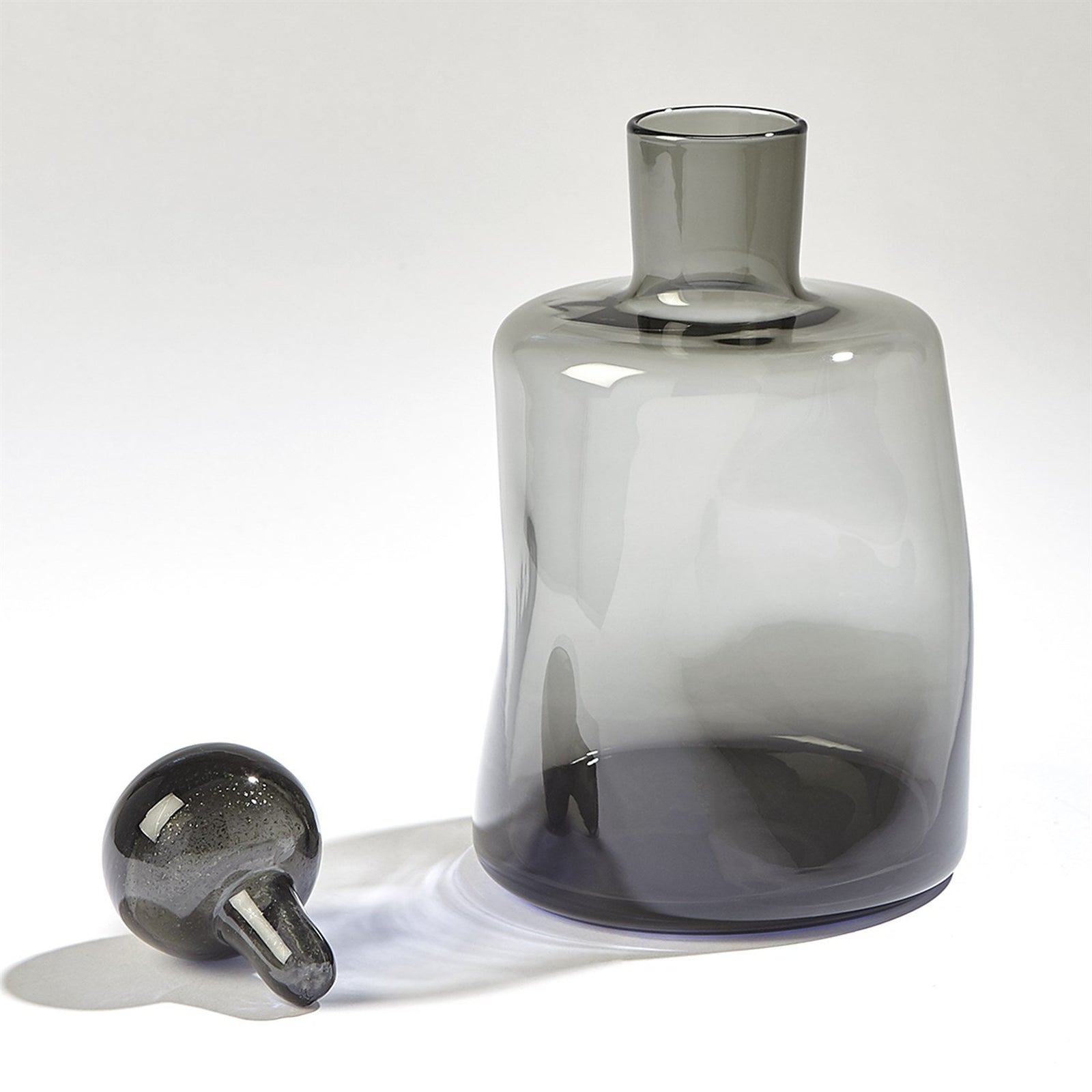 Global Views Pinched Decanter-Grey