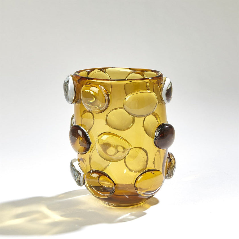 Global Views Amber Rondelle Vase