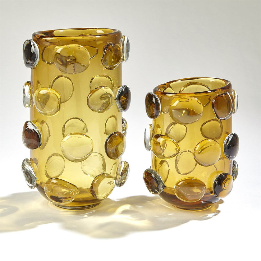 Global Views Amber Rondelle Vase