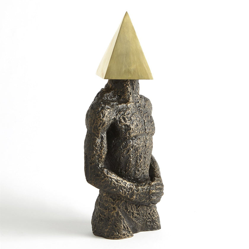 Global Views Bronze Pyramid Hero