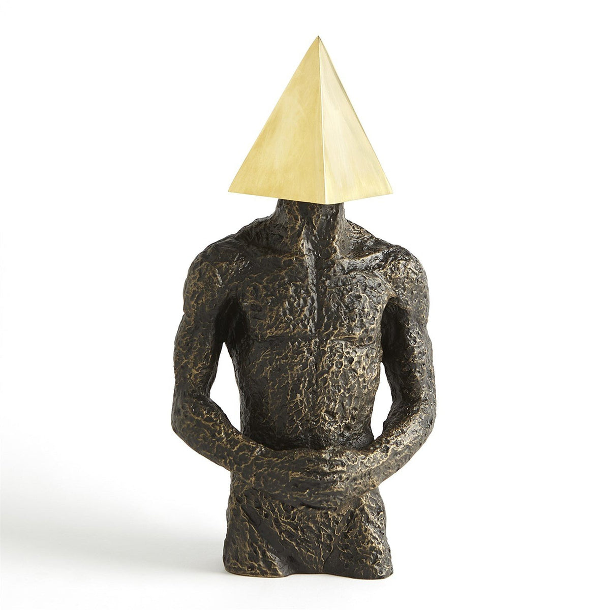 Global Views Bronze Pyramid Hero