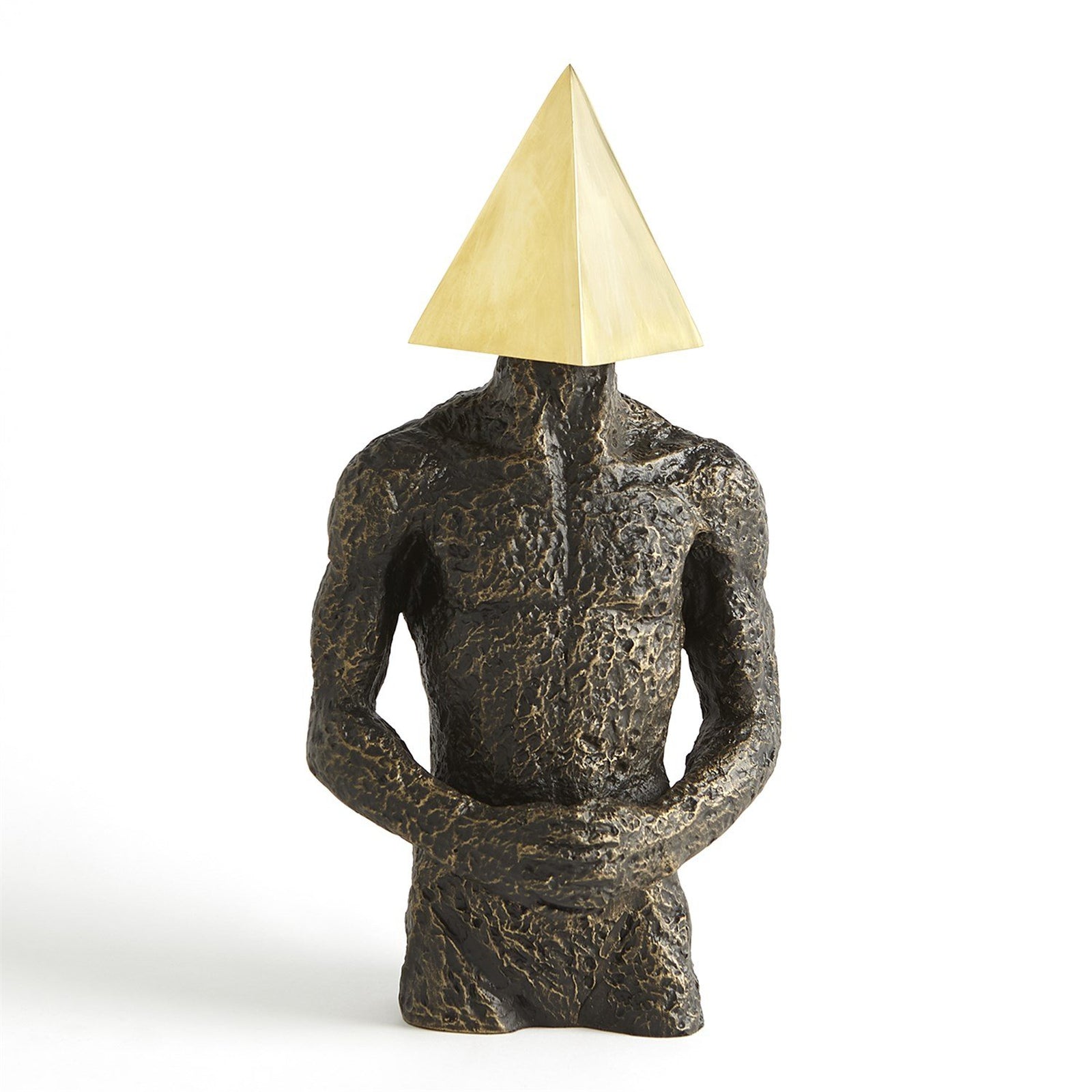 Global Views Bronze Pyramid Hero